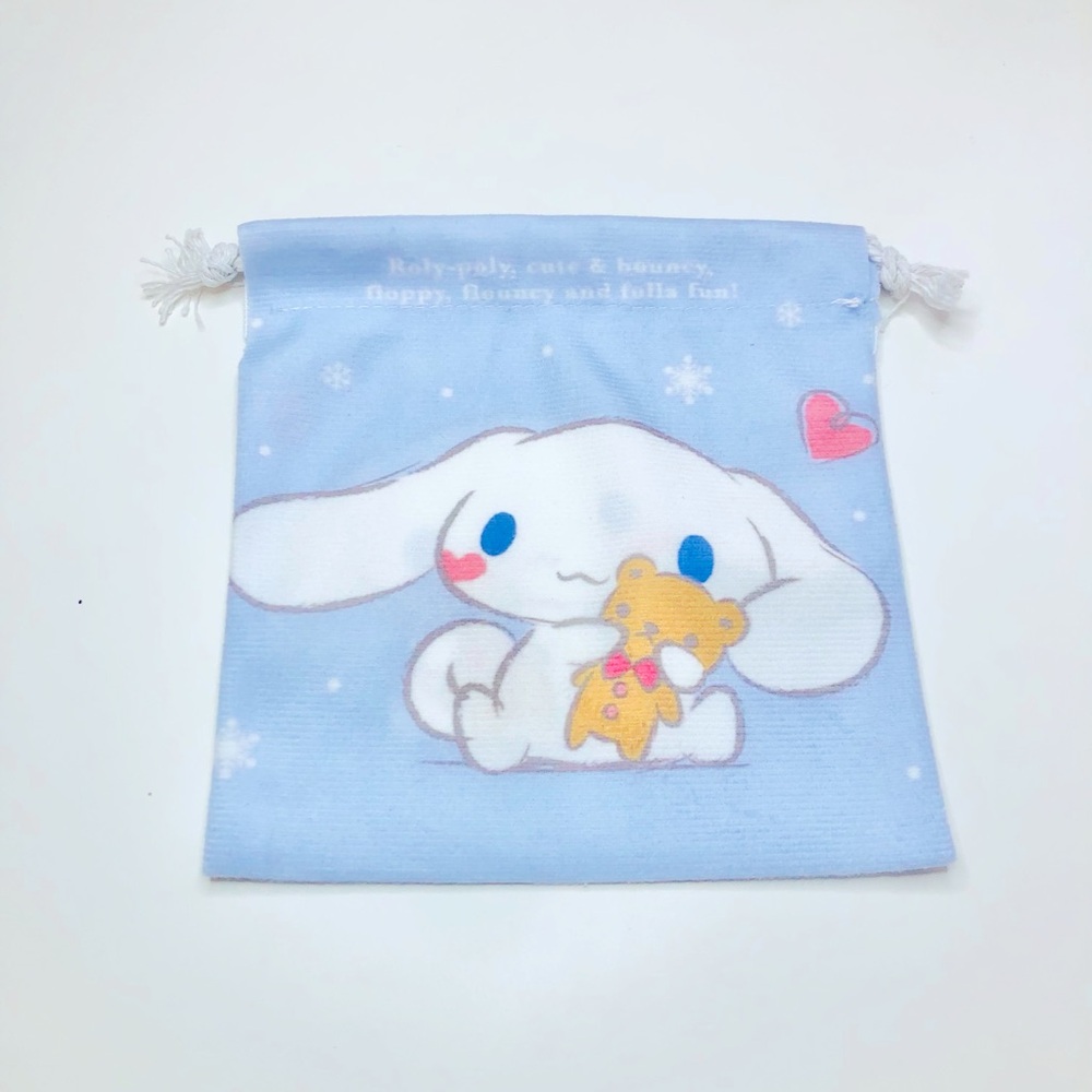 [SANRIO] BNWOT Cinnamonroll Drawstring Bag (Medium)